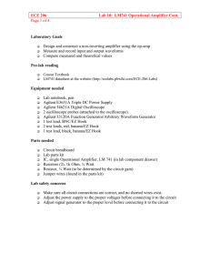 Outline for laboratory template