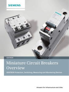 Miniature Circuit Breakers Overview