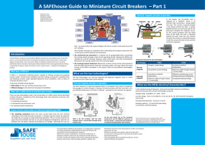 A SAFEhouse Guide to Miniature Circuit Breakers – Part 1