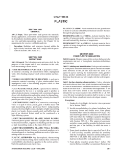 Chapter 26 Plastic