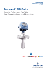Rosemount™ 5400 Series - Emerson Process Management