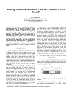 Analysing Electric Field Distribution in Non