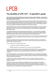 BRE Benefits of LPS 1277