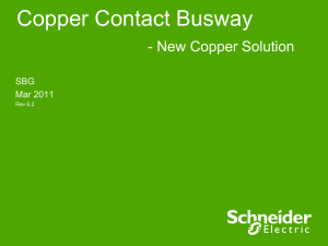 Copper Contact Busway
