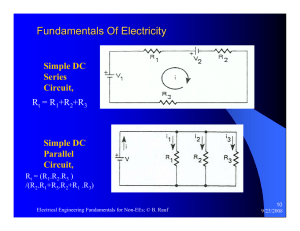 Fundamentals Of Electricity