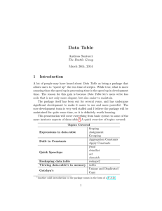 Data Table - Stanford University