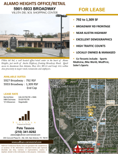 for lease alamo heights office/retail 5901-5933 broadway