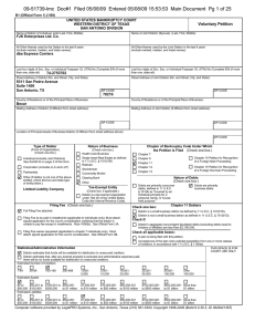 09-51739-lmc Doc#1 Filed 05/08/09 Entered 05/08