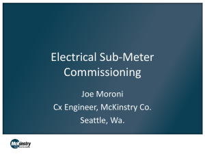 Electrical Sub-Meter Commissioning Training PDF