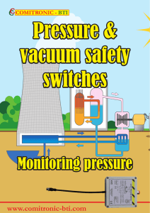 Pressure and Vacuum Safety Switches Brochure