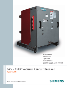 5kV - 15kV Vacuum Circuit Breaker