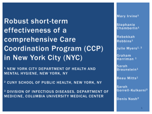 Robust short-term effectiveness of a comprehensive Care