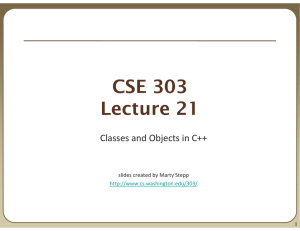 CSE 303 Lecture 21