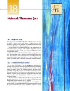 Network Theorems (ac)