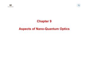 Chapter 9 Aspects of Nano