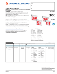 EDGC: Edge-Lit Exits