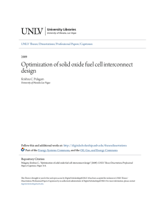 Optimization of solid oxide fuel cell interconnect design