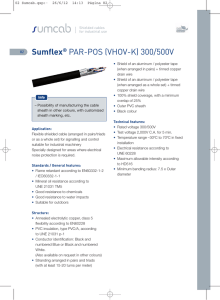 Sumflex® PAR-POS (VHOV-K) 300/500V