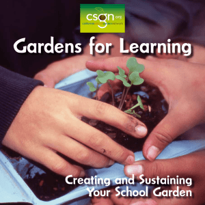 Gardens for Learning - The Collective School Garden Network