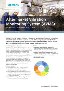 Aftermarket Vibration Monitoring System (AVMS)