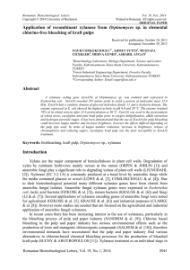 Application of recombinant xylanase from Orpinomyces sp. in