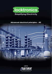 Advanced Electrical Principles - AC