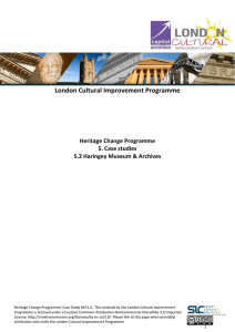 London Cultural Improvement Programme