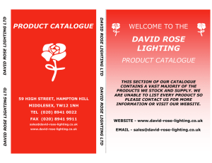 DAVID ROSE LIGHTING