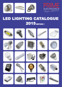2015 LED Lighting Catalogue - Prime