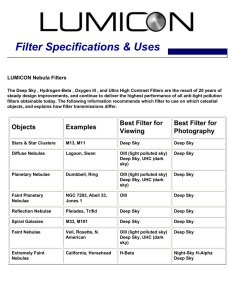 Printer Friendly Version - Lumicon Filters