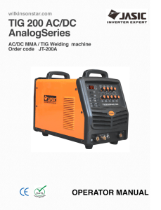 TIG 200 AC/DC AnalogSeries