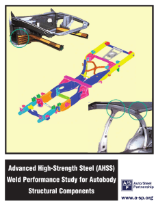 advanced high strength steel (ahss) weld performance study for