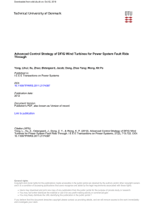 Advanced Control Strategy of DFIG Wind Turbines for