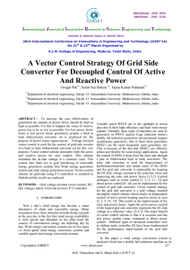 A Vector Control Strategy Of Grid Side Converter For