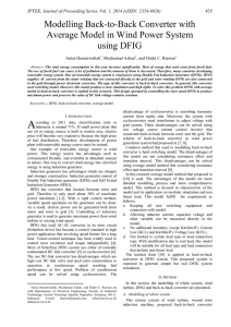 Modelling Back-to-Back Converter with Average