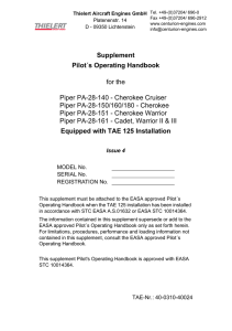 POH PA-28 4-2.book - Brussels Aviation School