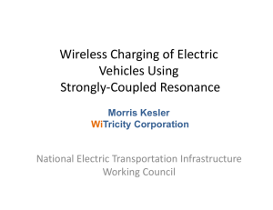 Wireless Charging of Electric Vehicles Using Strongly
