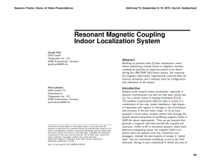 Resonant Magnetic Coupling Indoor Localization System