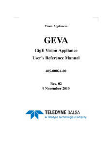 GEVA User`s Reference Manual