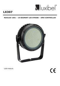 NUXILED 1001 – 10-SEGMENT LED STROBE – DMX