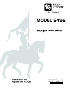 model 5496 - Silent Knight