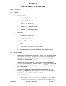 Fire Alarm and Detection Systems