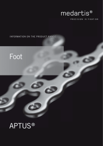 foot - information on the product range