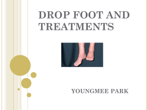 drop foot and treatments