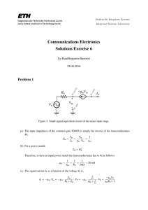 Communications Electronics Solutions Exercise 6