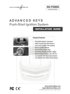 AK-PSB06 Push-Start Installation Guide