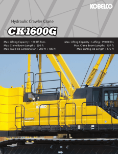 CK1600G spec book