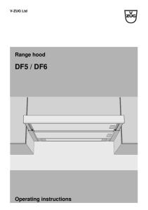 Range hood DF5 / DF6 - V