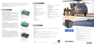 Core i7 Military COTS Computer Born to be perfect