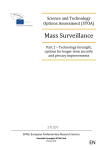 STOA Study - Mass Surveillance